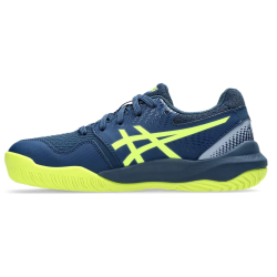 CHAUSSURES DE TENNIS JUNIOR GEL RESOLUTION 9 GS MAKO BLUE/SAFETY YELLOW