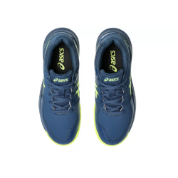 CHAUSSURES DE TENNIS JUNIOR GEL RESOLUTION 9 GS MAKO BLUE/SAFETY YELLOW