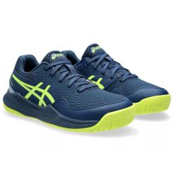 CHAUSSURES DE TENNIS JUNIOR GEL RESOLUTION 9 GS MAKO BLUE/SAFETY YELLOW
