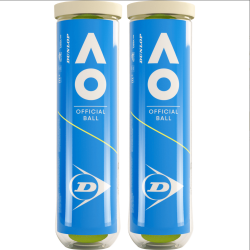 BIPACK DE 4 BALLES DUNLOP AUSTRALIAN OPEN