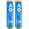 BIPACK DE 4 BALLES DUNLOP AUSTRALIAN OPEN