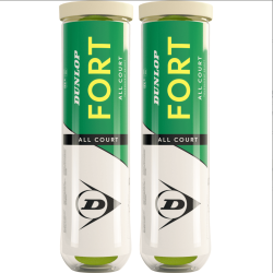 BIPACK DE 4 BALLES DUNLOP FORT TOURNAMENT SELECT