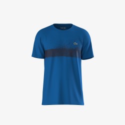 TEE-SHIRT LACOSTE NOVAK DJOKOVIC BLEU/NOIR
