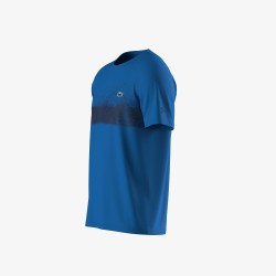 TEE-SHIRT LACOSTE NOVAK DJOKOVIC BLEU/NOIR