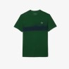 TEE-SHIRT LACOSTE NOVAK DJOKOVIC VERT/NOIR