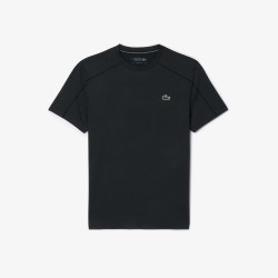 TEE-SHIRT LACOSTE ULTRA DRY STRETCH HOMME NOIR