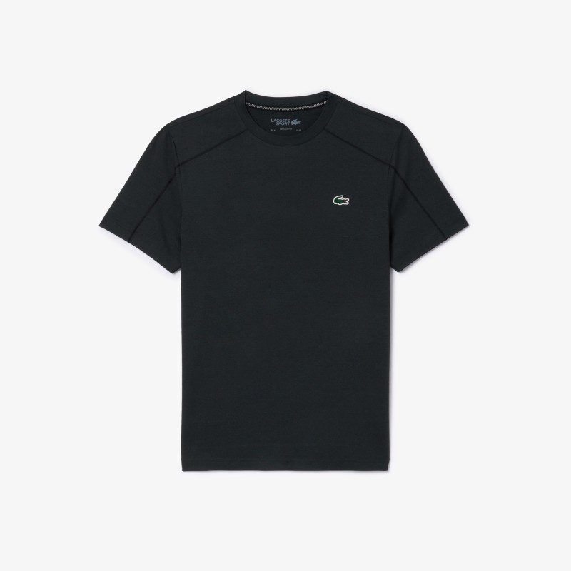 TEE-SHIRT LACOSTE ULTRA DRY STRETCH HOMME NOIR