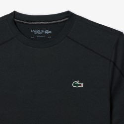 TEE-SHIRT LACOSTE ULTRA DRY STRETCH HOMME NOIR