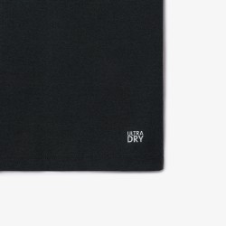 TEE-SHIRT LACOSTE ULTRA DRY STRETCH HOMME NOIR