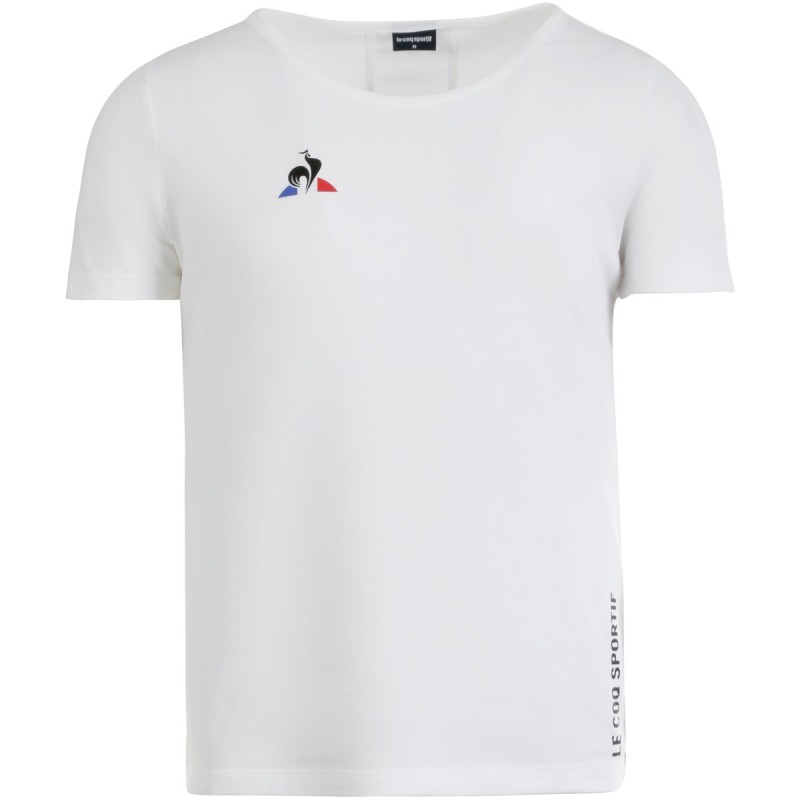 T-SHIRT FEMME LE COQ SPORTIF TENNIS N°1 BLANC