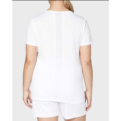 T-SHIRT FEMME LE COQ SPORTIF TENNIS N°1 BLANC