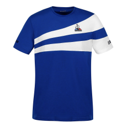 T-SHIRT HOMME LE COQ SPORTIF TENNIS N°1 BLEU