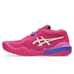 CHAUSSURES DE TENNIS ASICS FEMME GEL RESOLUTION X BRIGHT ROSE/CREAM