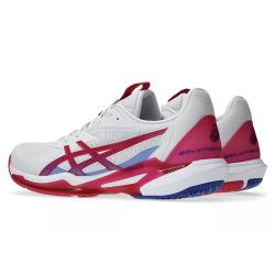 CHAUSSURES DE TENNIS ASICS FEMME SOLUTION SPEED FF 3 WHITE/BRIGHT ROSE