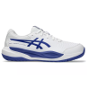 CHAUSSURES DE TENNIS ASICS JUNIOR GEL RESOLUTION X GS WHITE/DARK COBALT