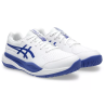 CHAUSSURES DE TENNIS ASICS JUNIOR GEL RESOLUTION X GS WHITE/DARK COBALT