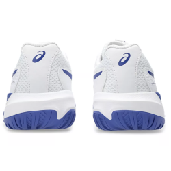 CHAUSSURES DE TENNIS ASICS JUNIOR GEL RESOLUTION X GS WHITE/DARK COBALT