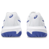 CHAUSSURES DE TENNIS ASICS JUNIOR GEL RESOLUTION X GS WHITE/DARK COBALT