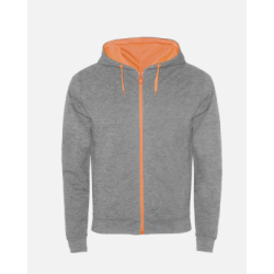 SWEAT ZIPPE A CAPUCHE