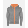 SWEAT ZIPPE A CAPUCHE