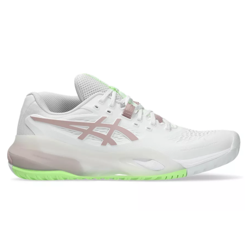 CHAUSSURES DE TENNIS ASICS FEMME GEL RESOLUTION X WHITE/MORGANITE