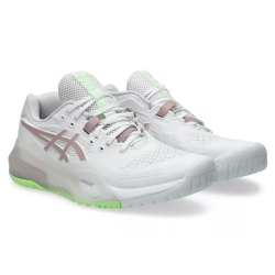 CHAUSSURES DE TENNIS ASICS FEMME GEL RESOLUTION X WHITE/MORGANITE