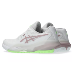 CHAUSSURES DE TENNIS ASICS FEMME GEL RESOLUTION X WHITE/MORGANITE
