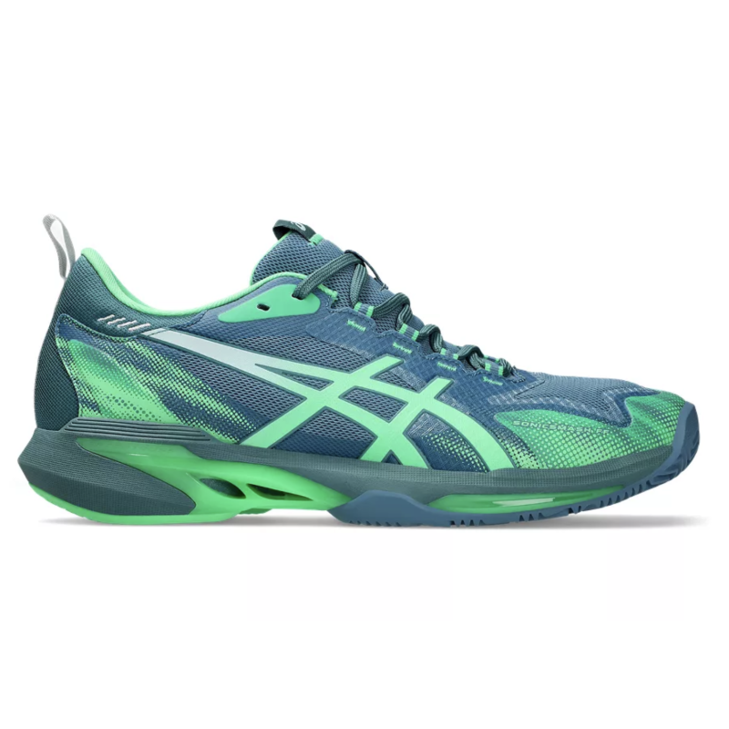 CHAUSSURES DE PADEL ASICS SONICSMASH FF SABA BLUE/VITAL GREEN