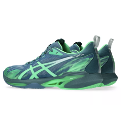 CHAUSSURES DE PADEL ASICS SONICSMASH FF SABA BLUE/VITAL GREEN