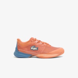 CHAUSSURES LACOSTE AG-LT ULTRA CLAY COURT HOMME ORANGE/BLEU