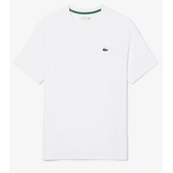 TEE-SHIRT LACOSTE SPORT ULTRA DRY STRETCH BLANC
