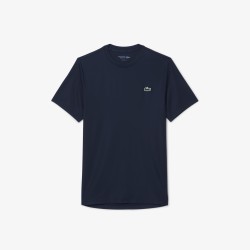 TEE-SHIRT LACOSTE SPORT LÉGER STRETCH PROTECTION UV BLEU MARINE