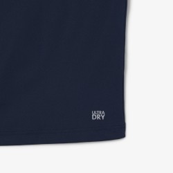 TEE-SHIRT LACOSTE SPORT LÉGER STRETCH PROTECTION UV BLEU MARINE