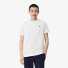TEE-SHIRT LACOSTE SPORT LÉGER STRETCH PROTECTION UV BLANC
