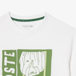 TEE-SHIRT LACOSTE SPORT ULTRA DRY IMPRIMÉ
