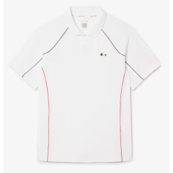 POLO LACOSTE ÉQUIPE DE FRANCE DE TENNIS BLANC