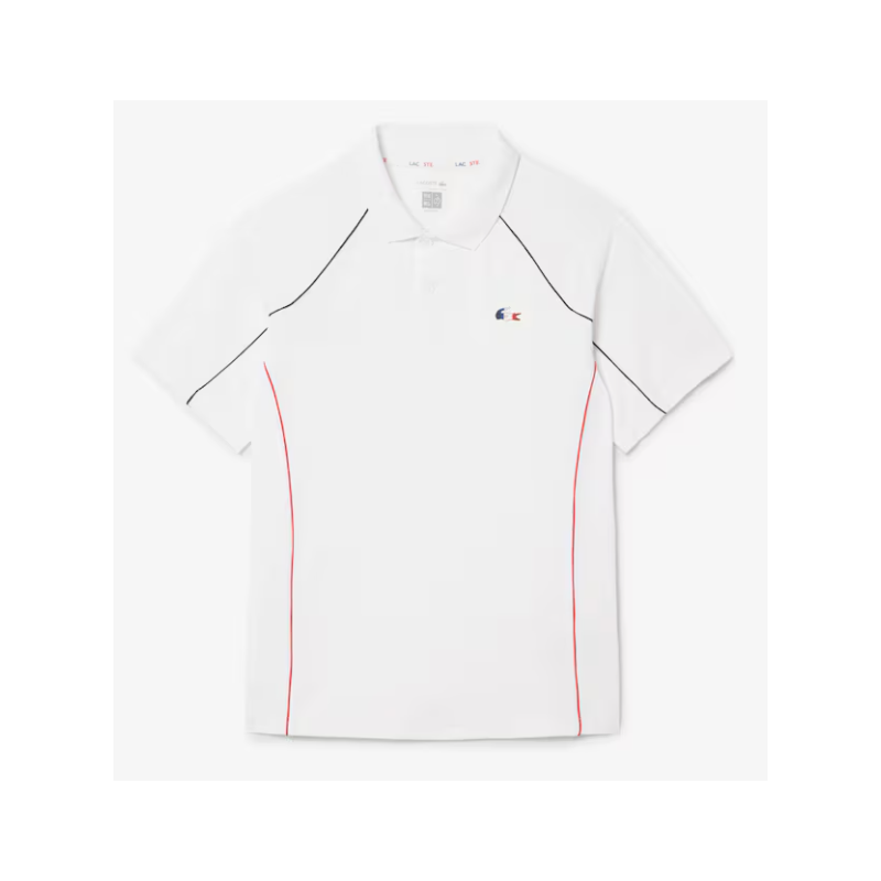 POLO LACOSTE ÉQUIPE DE FRANCE DE TENNIS BLANC