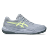 CHAUSSURES ASICS JUNIOR GEL-RESOLUTION X GS GREY BLUE/PISTACHIO