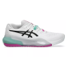 CHAUSSURES ASICS GEL RESOLUTION X TOUTES SURFACES WHITE/AURORA GREEN