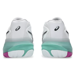 CHAUSSURES ASICS GEL RESOLUTION X TOUTES SURFACES WHITE/AURORA GREEN