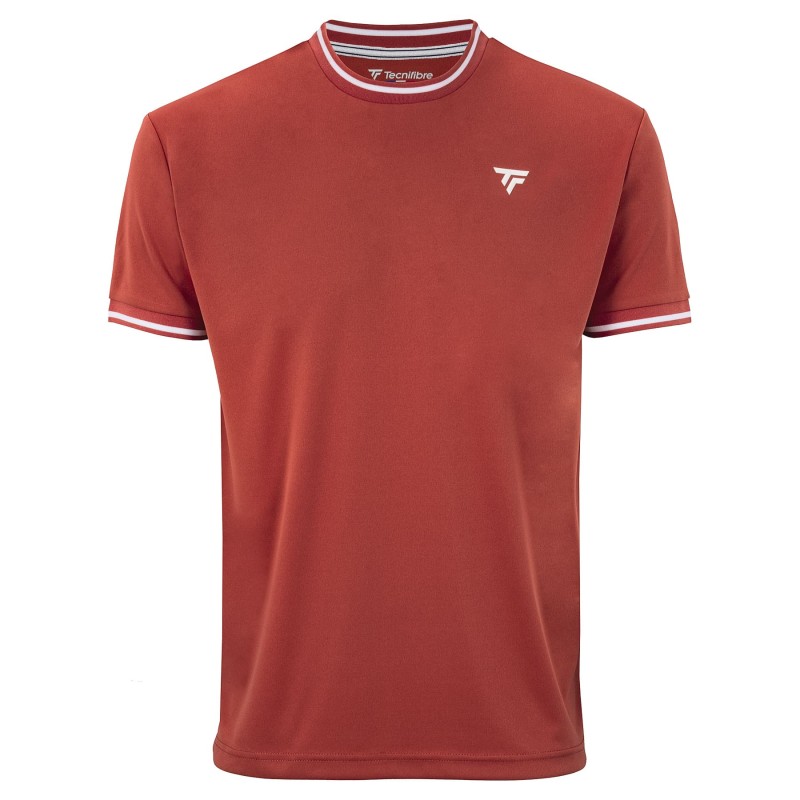 T-SHIRT TECNIFIBRE TEAM TECH TEE HOMME TERRACOTTA