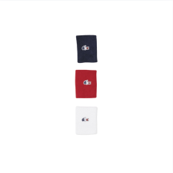SERRE POIGNETS LACOSTE COUPE DAVIS LOT DE 3