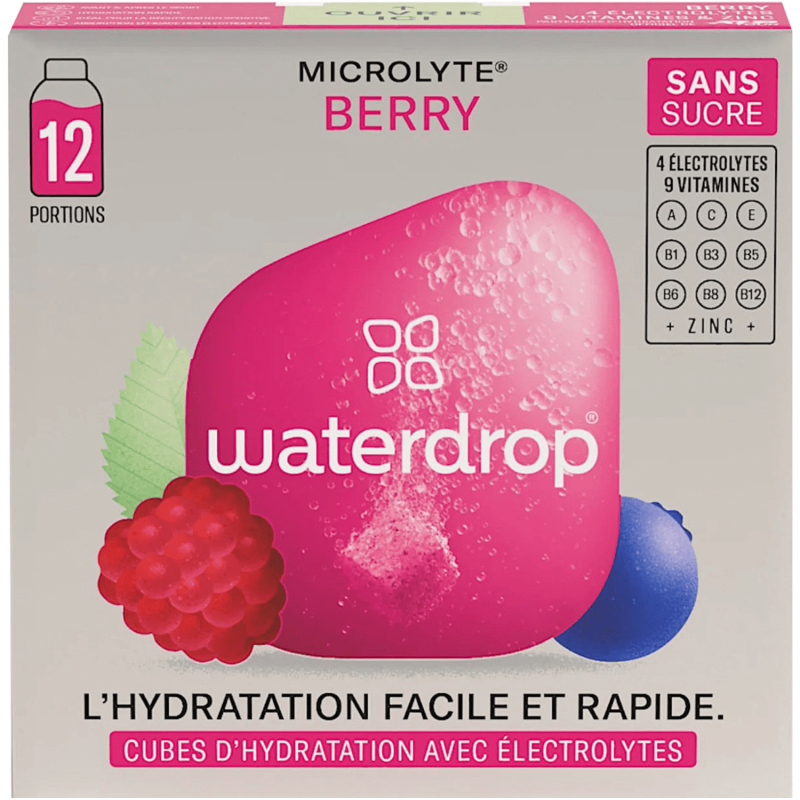 MICROLYTE WATERDROP BERRY X12