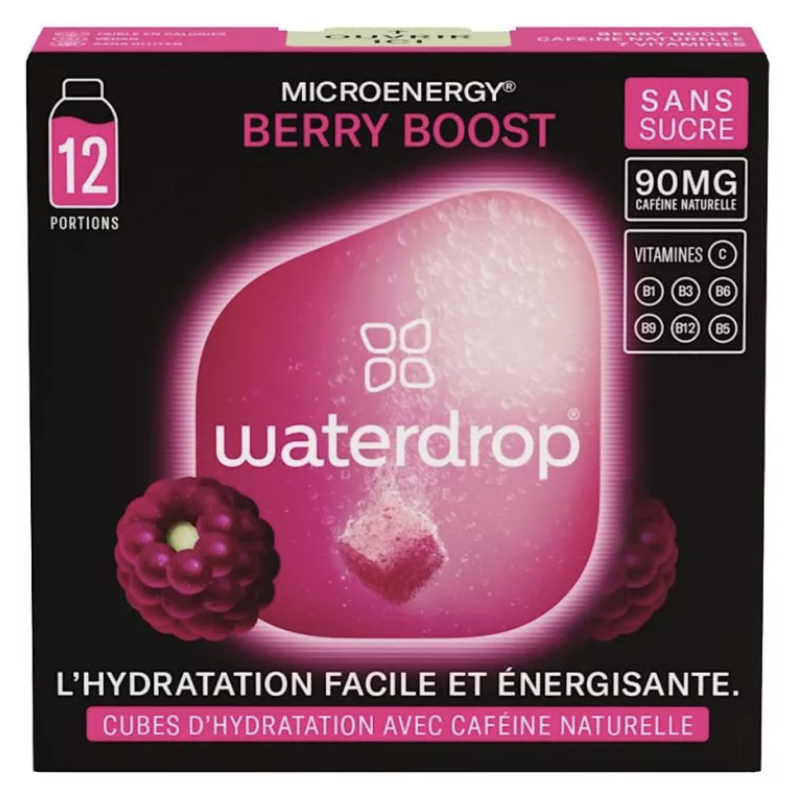 MICROENERGY WATERDROP BERRY BOOST X12