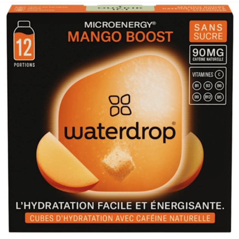 MICROENERGY WATERDROP MANGO BOOST X12