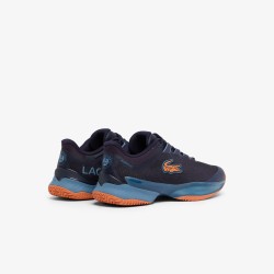 CHAUSSURES LACOSTE AG-LT ULTRA ROLAND GARROS TERRE BATTUE BLEU MARINE
