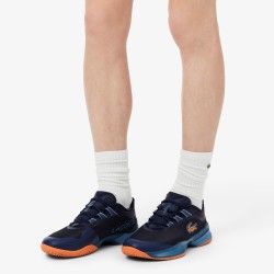 CHAUSSURES LACOSTE AG-LT ULTRA ROLAND GARROS TERRE BATTUE BLEU MARINE