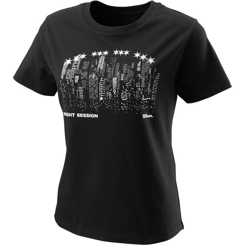T-SHIRT FEMME WILSON NIGHT SKYLINE TECHNIQUE