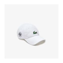CASQUETTE LACOSTE RG BLANCHE
