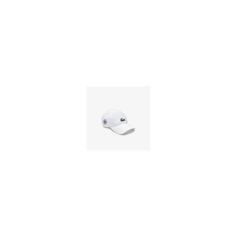 CASQUETTE LACOSTE RG BLANCHE